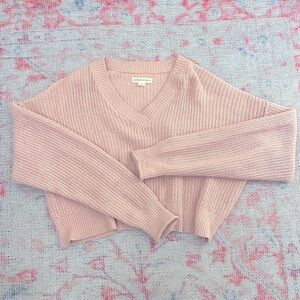aeropostale pink sweater size m (can fit xs-m)